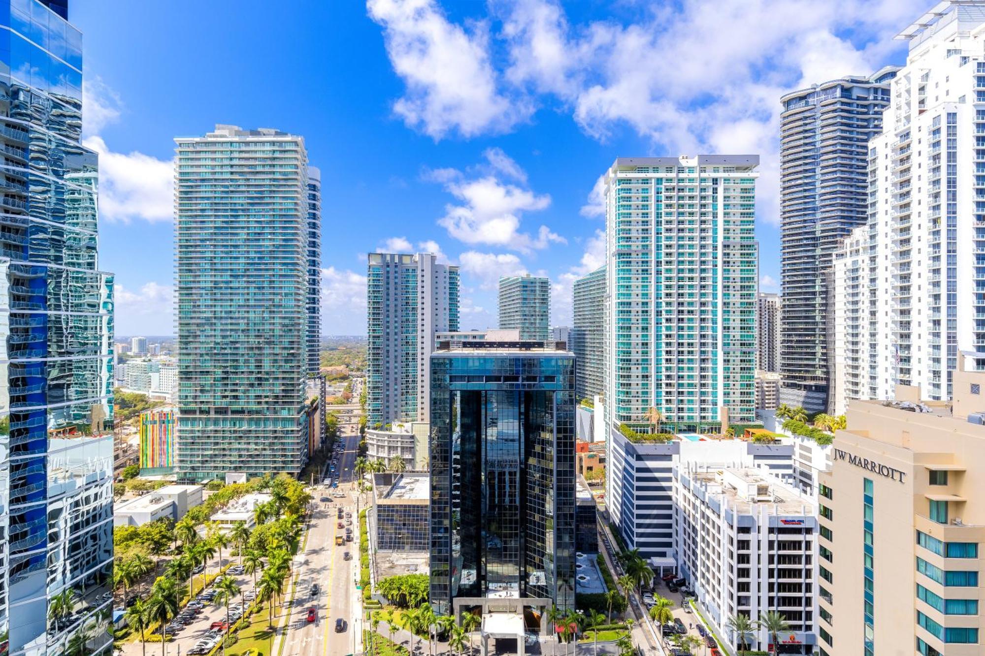 Upscale Brickell 3 Bedroom With Water Views And Free Parking Miami Dış mekan fotoğraf