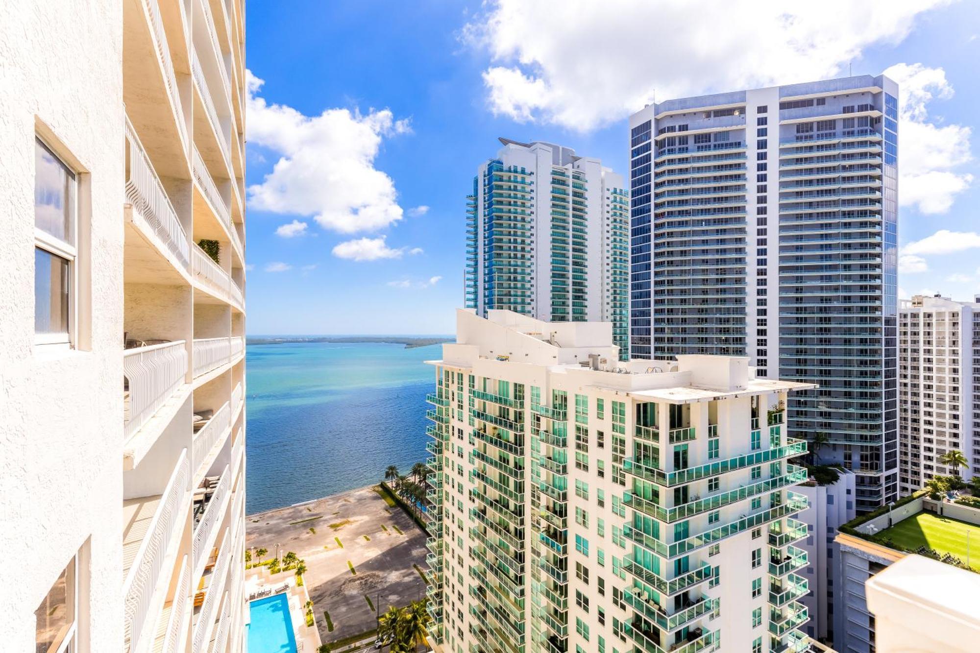 Upscale Brickell 3 Bedroom With Water Views And Free Parking Miami Dış mekan fotoğraf